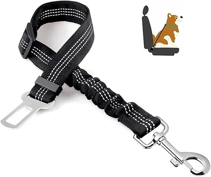 Dog Seat Belt for Car – Adjustable Pet Safety Restraint Strap