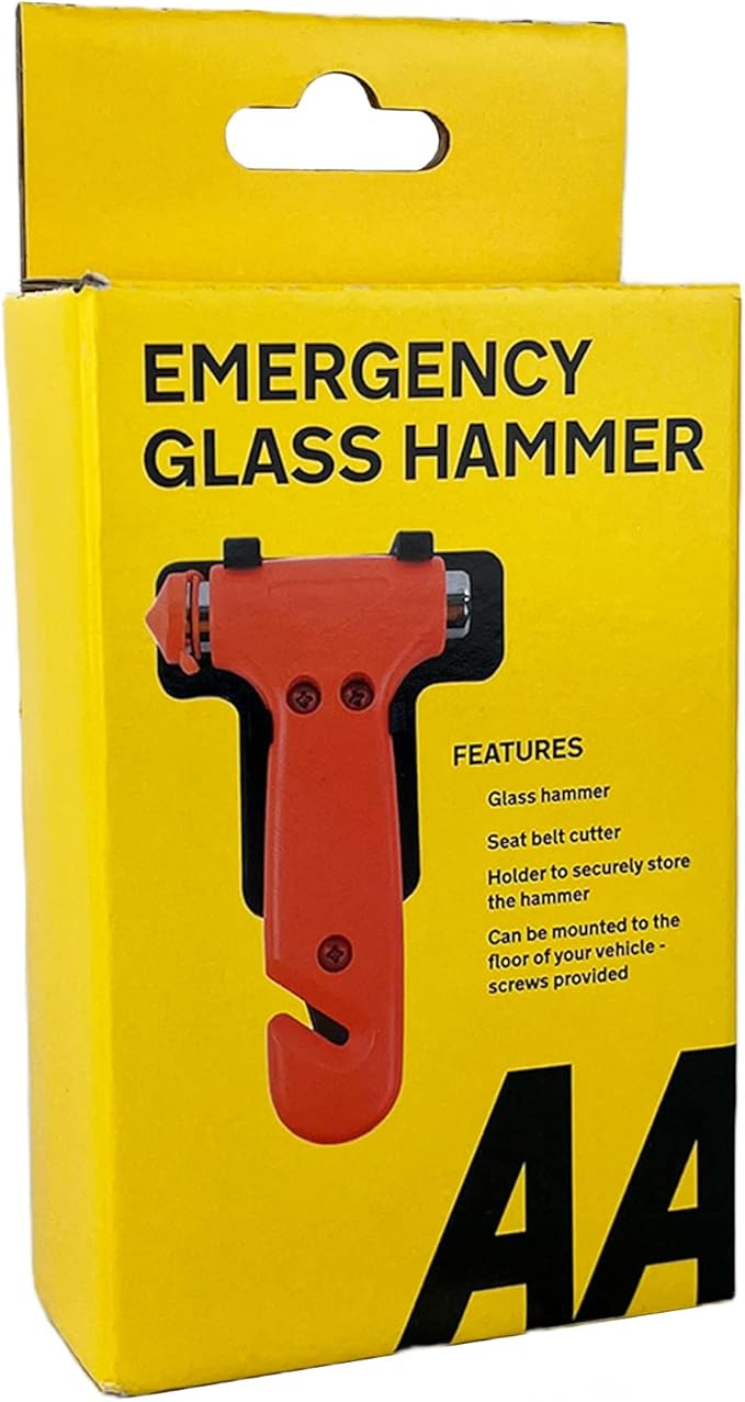 Car Emergency Escape Tool – Window Breaker & Seatbelt Cutter