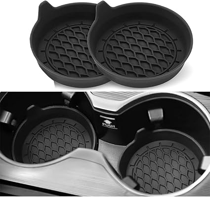 Car Cup Holder Coasters – Non-Slip Insert Mats