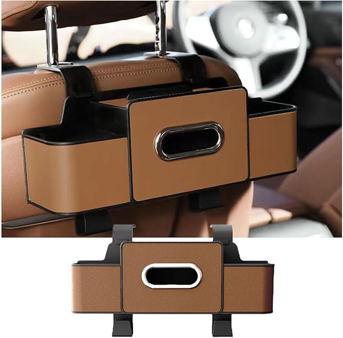 Omoda Premium Seat Back Storage Organiser with Cup Holders