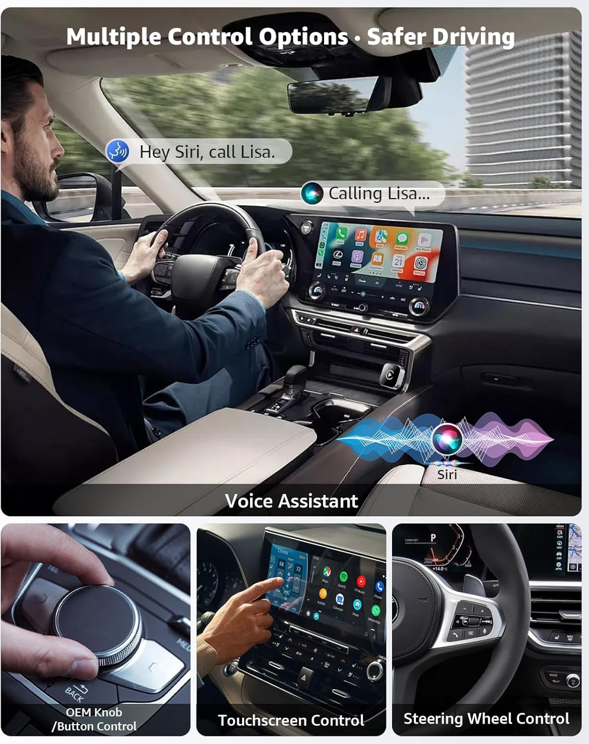 Wireless CarPlay Adapter – Convert Wired to Wireless CarPlay & Android Auto