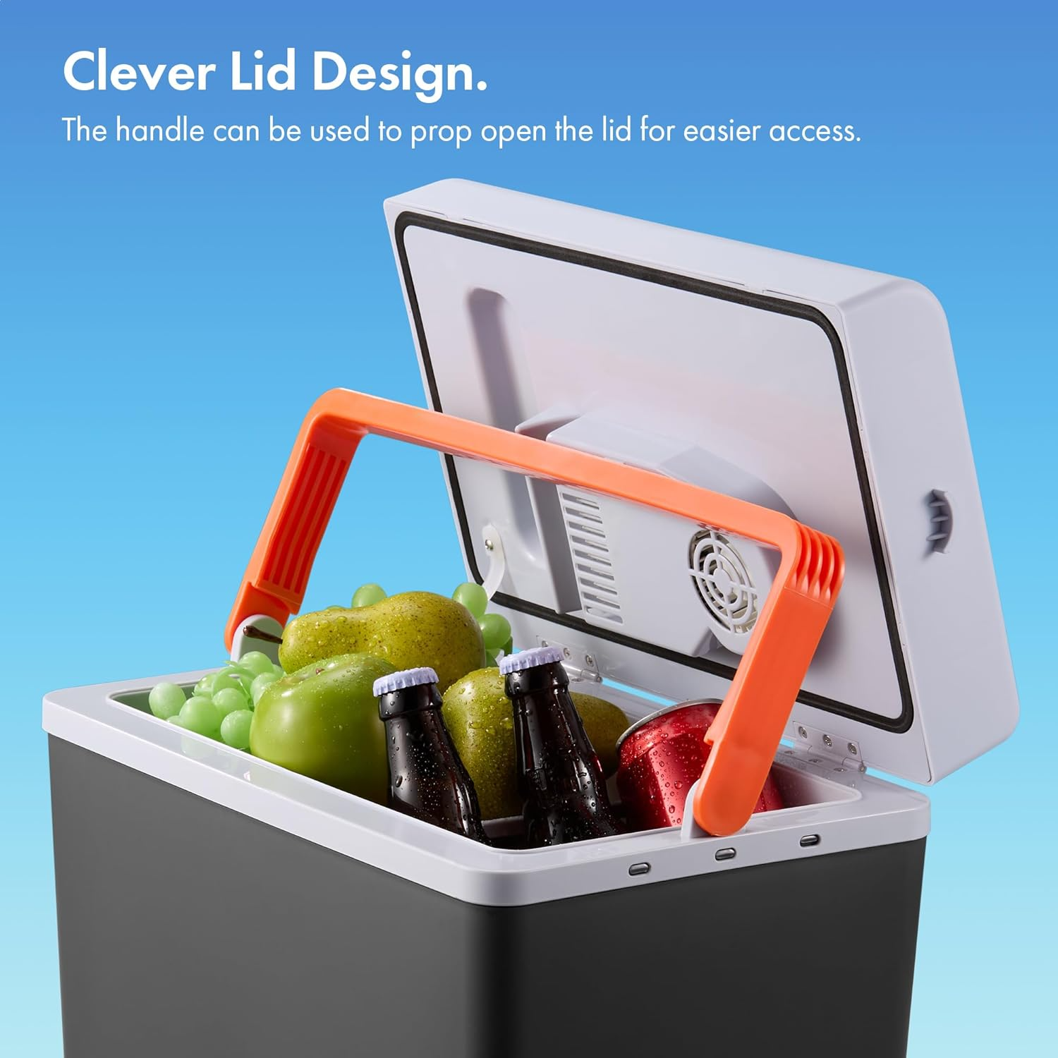 Electric Cool Box for Car – 20L Portable Car Fridge & Warmer (12V/UK Plug)