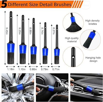 Car Cleaning Kit – 41 Piece Detailing Set for Interior & Exterior Care