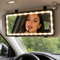 Omoda LED Sun Visor Vanity Mirror with Touch Control | USB Rechargeable Makeup Mirror