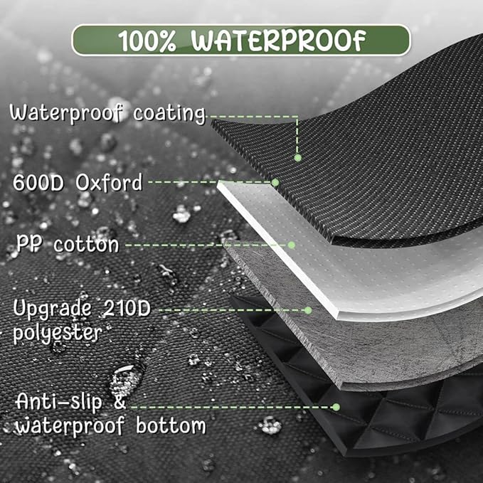 Omoda Dog Boot Protector | Waterproof & Scratch-Resistant Quilted Boot Liner