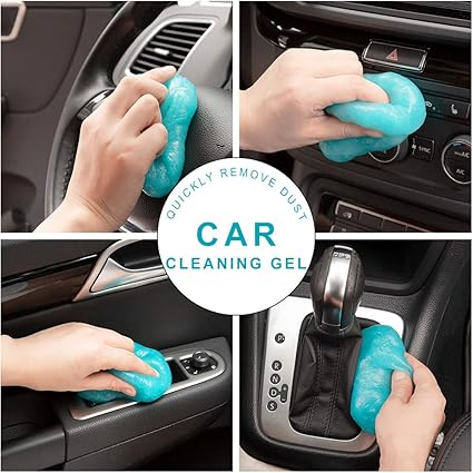 Car Cleaning Gel – Interior Dust Cleaner for Vents, Dashboard & Crevices