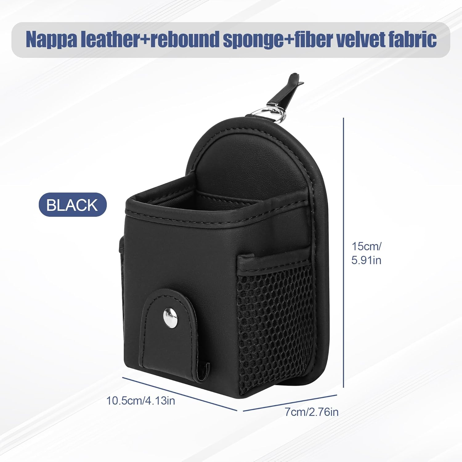 Omoda Car Air Vent Storage Pocket Organiser | PU Leather Phone & Accessory Holder