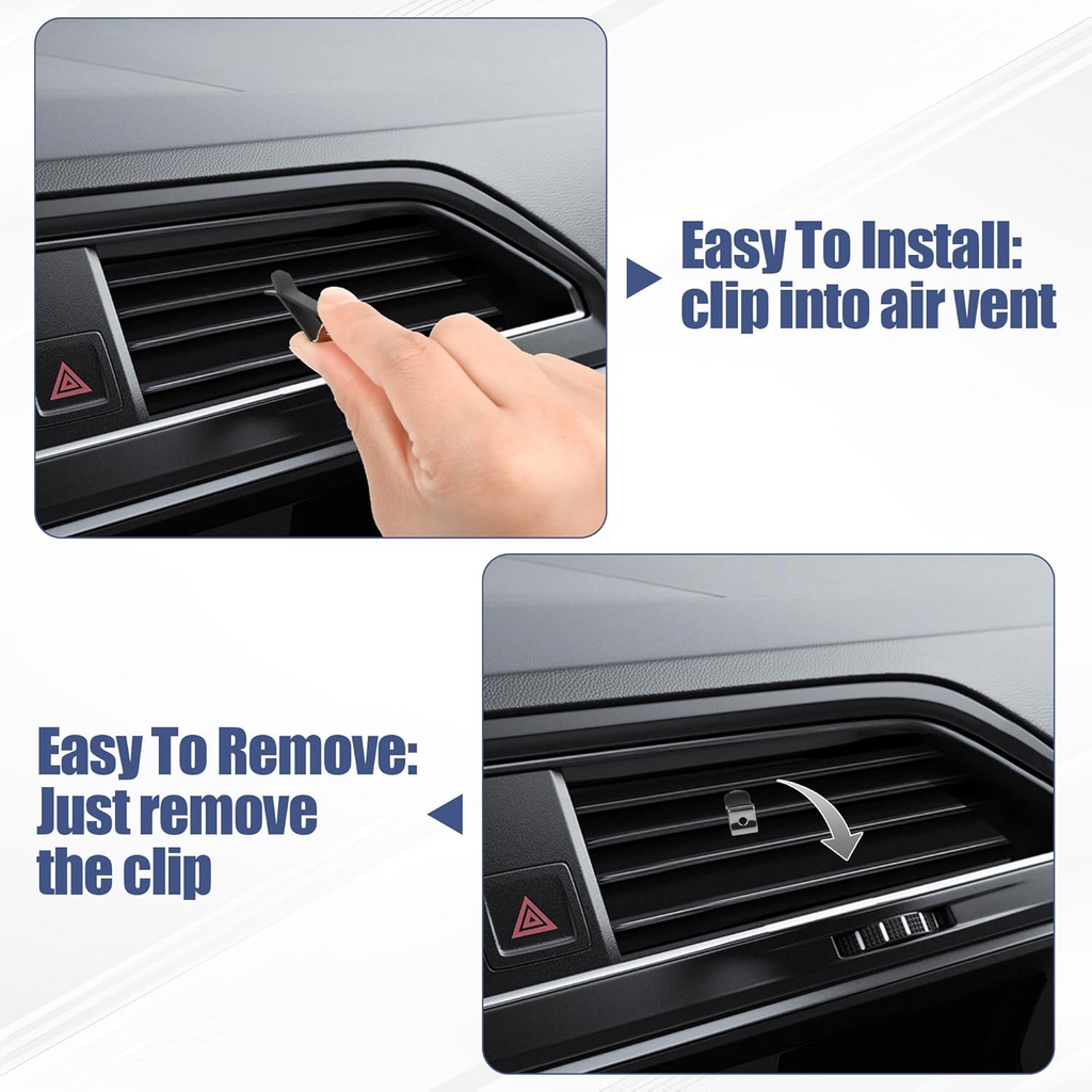 Omoda Car Air Vent Storage Pocket Organiser | PU Leather Phone & Accessory Holder