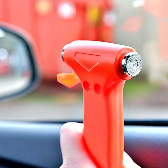 Car Emergency Escape Tool – Window Breaker & Seatbelt Cutter