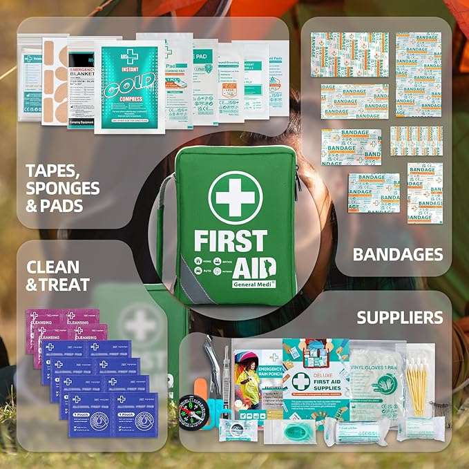 Car First Aid Kit – Emergency Medical Kit for Travel & Road Safety