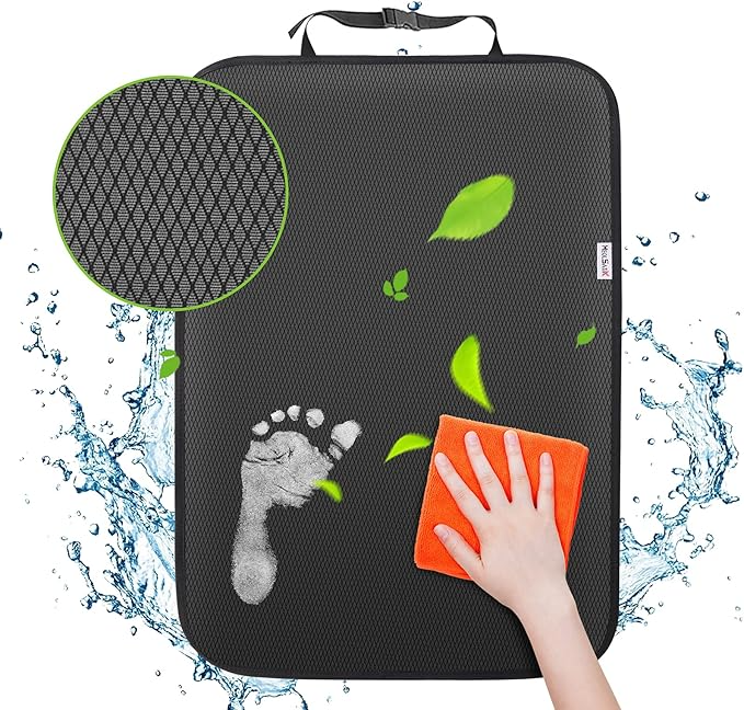 Omoda 2 Pack Car Seat Back Kick Mats | Rear Seat Protectors with Storage Pockets