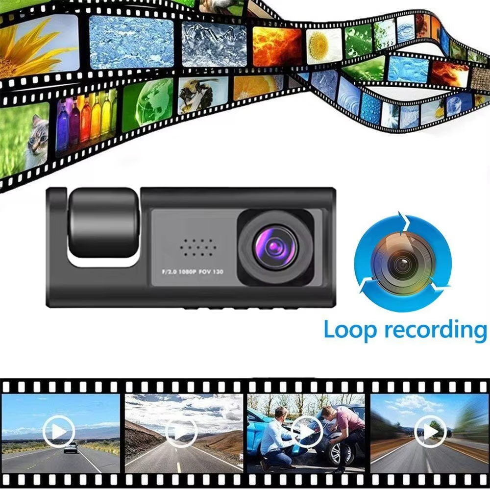 Omoda 1080P 3-Channel Dash Cam | Front, Rear & Interior Camera with 32GB Card