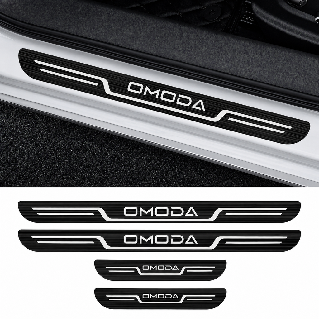 Omoda Door Sill Protectors | 4pcs Stainless Steel Threshold Strips