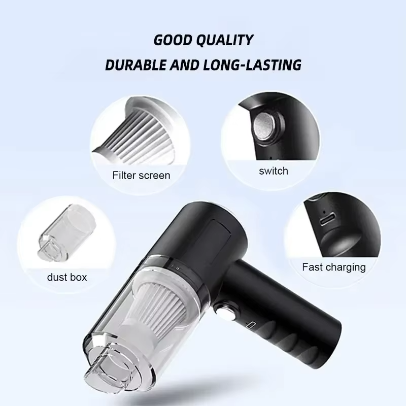 Omoda Portable Wireless Car Vacuum Cleaner | 120W High Power Handheld Vacuum