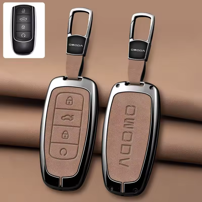 Omoda Smart Key Fob Cover with Keychain | Protective Key Case