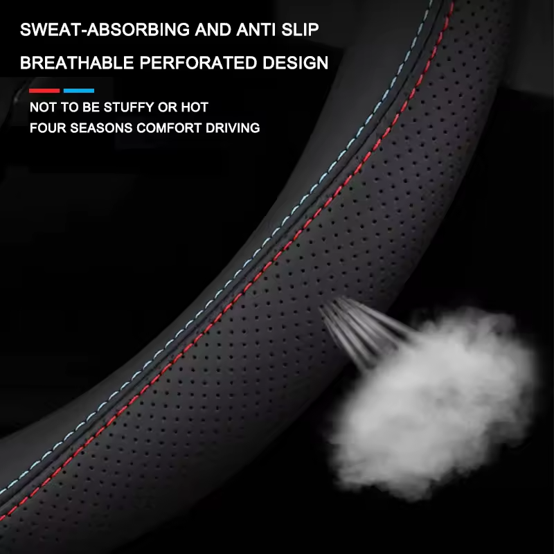 Omoda D-Shape Steering Wheel Cover | Leather Grip Protector