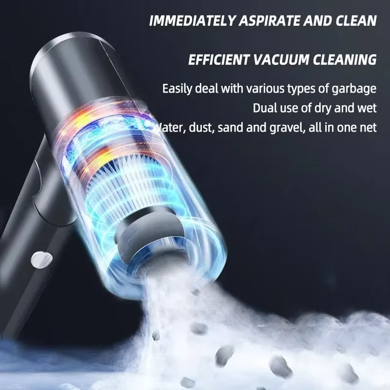Omoda Portable Wireless Car Vacuum Cleaner | 120W High Power Handheld Vacuum
