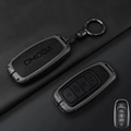 Omoda Key Cover with Keychain | Premium Alloy & PU Leather Protective Case