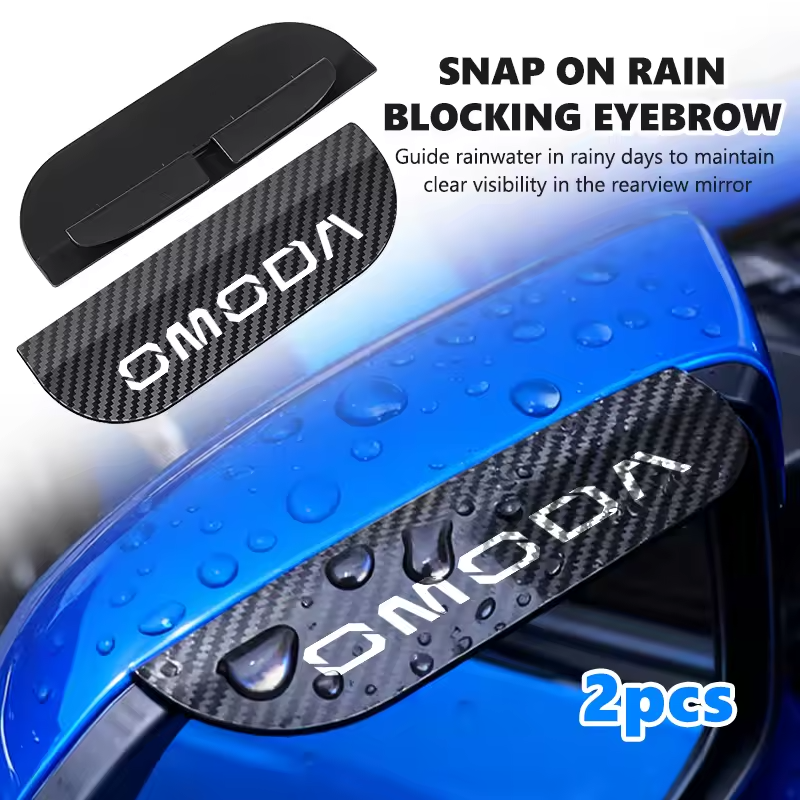 Omoda Rearview Mirror Rain Eyebrow Shields | 2pcs Rainproof Covers