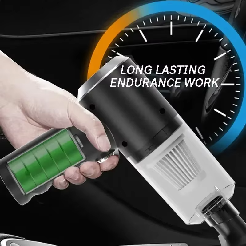 Omoda Portable Wireless Car Vacuum Cleaner | 120W High Power Handheld Vacuum