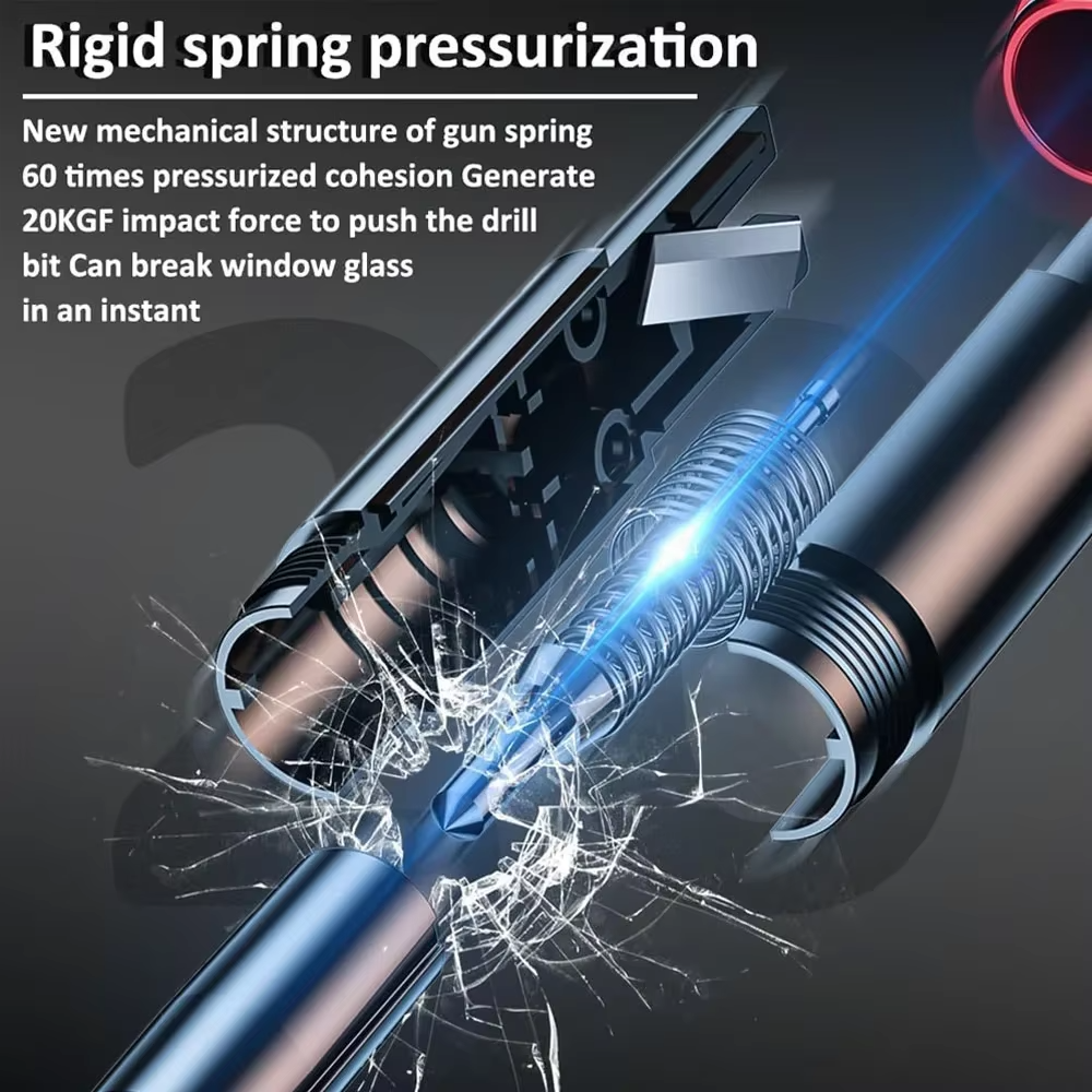 Omoda 2-in-1 Car Safety Tool | Emergency Glass Breaker & Seat Belt Cutter