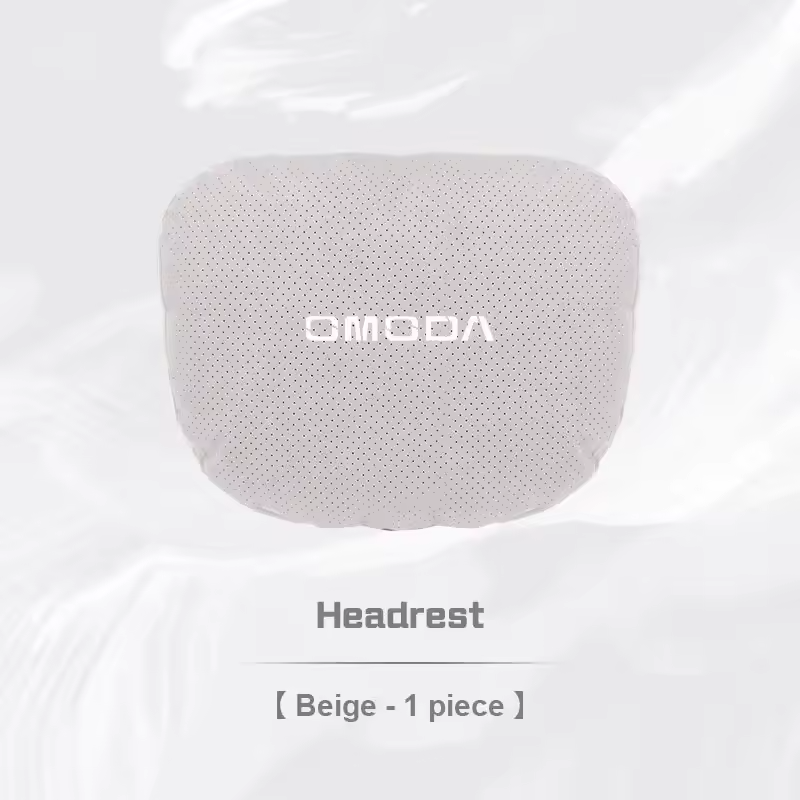 Omoda Suede Headrest Pillow | Breathable Car Neck Support Cushion