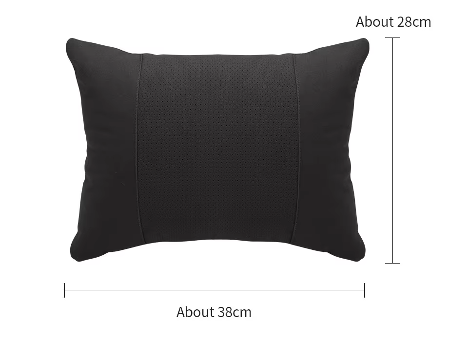 Omoda Suede Lumbar Cushion | Breathable Car Lower Back Support Pillow