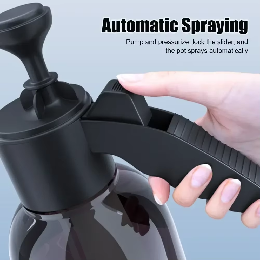 Omoda 2L Hand Pump Foam Sprayer | Snow Foam Car Wash Bottle with 3 Nozzles