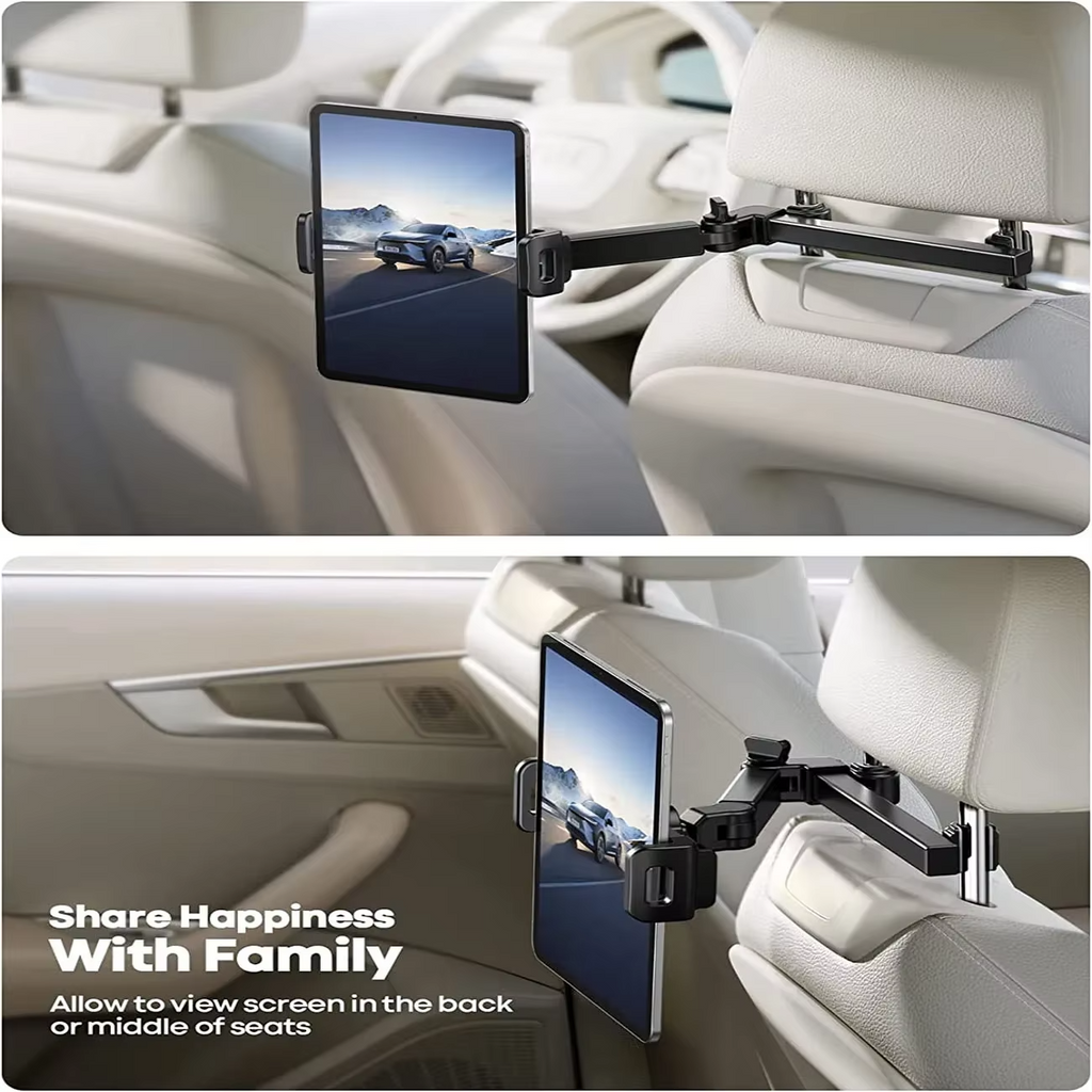 Omoda Rear Seat Tablet & Phone Holder | Adjustable Headrest Mount