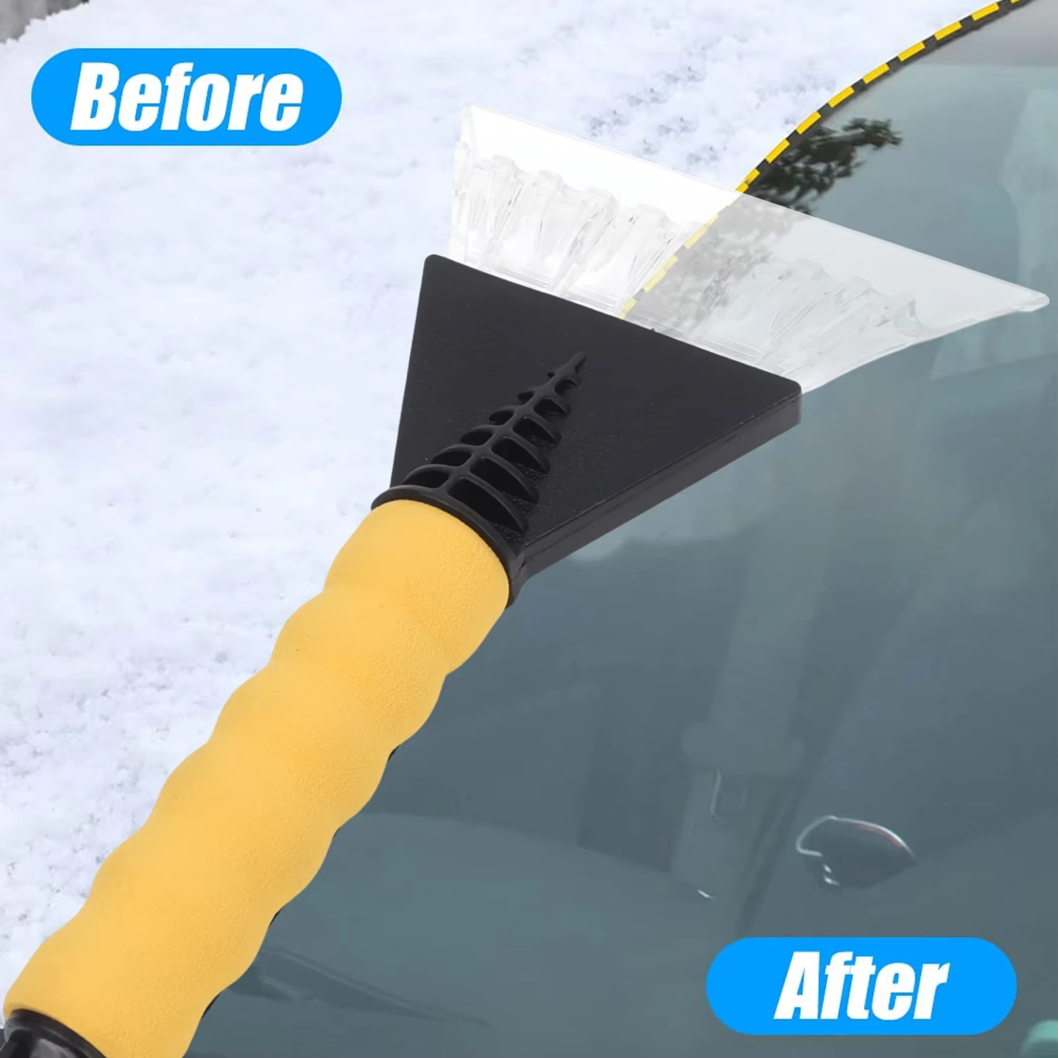 Omoda Car Ice Scraper | Heavy-Duty Windscreen Snow & Ice Remover