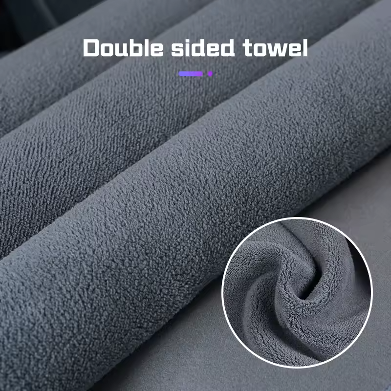 Omoda Car Cleaning Kit | Premium Detailing Brush & Microfibre Suede Cloth Set