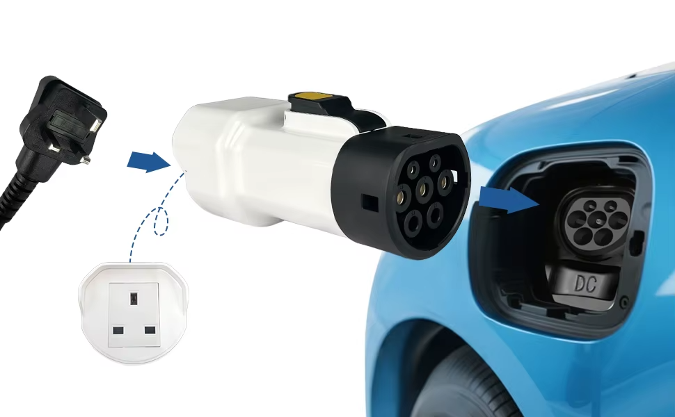 Omoda Type 2 V2L Adapter | UK 13A Vehicle-to-Load Power Discharge Plug
