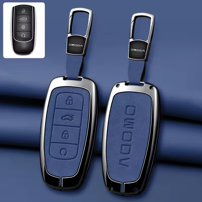 Omoda Smart Key Fob Cover with Keychain | Protective Key Case