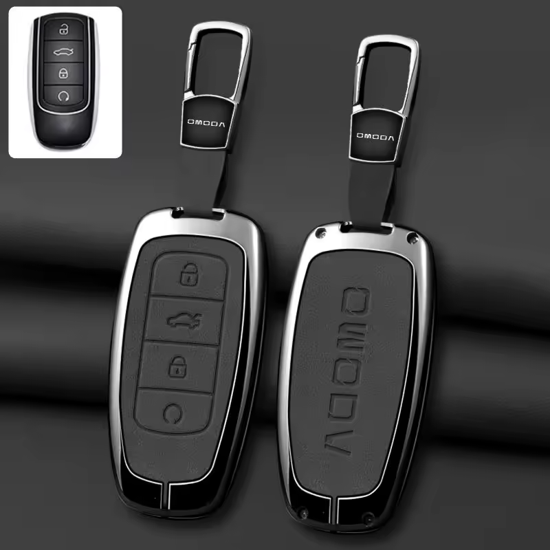 Omoda Smart Key Fob Cover with Keychain | Protective Key Case