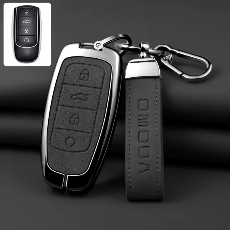 Omoda Smart Key Fob Cover with Keychain | Protective Key Case