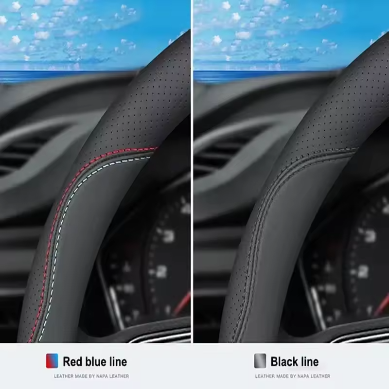 Omoda D-Shape Steering Wheel Cover | Leather Grip Protector