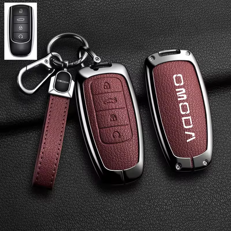 Omoda Key Cover with Keychain for Omoda 5, Omoda E5, Omoda 7 & Omoda 9 | Premium Protective Smart Key Case