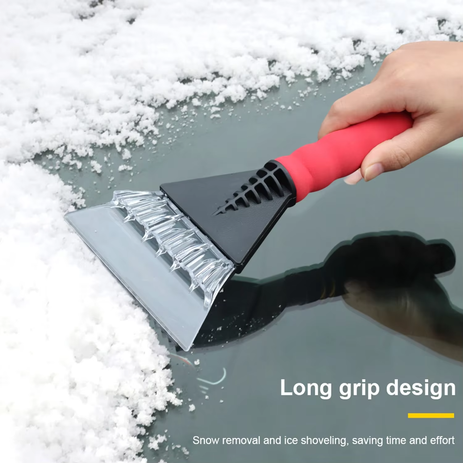 Omoda Car Ice Scraper | Heavy-Duty Windscreen Snow & Ice Remover