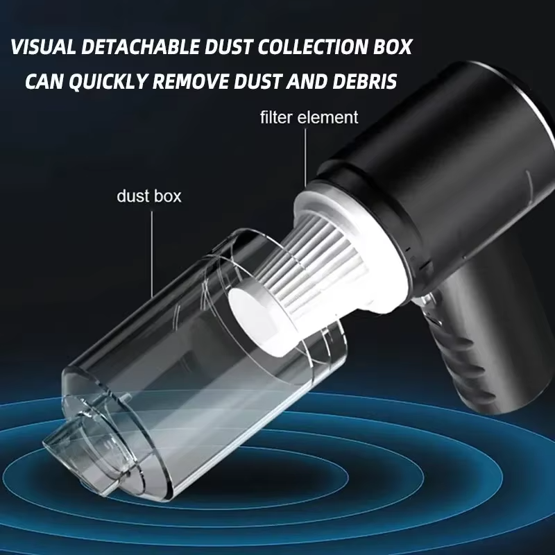 Omoda Portable Wireless Car Vacuum Cleaner | 120W High Power Handheld Vacuum