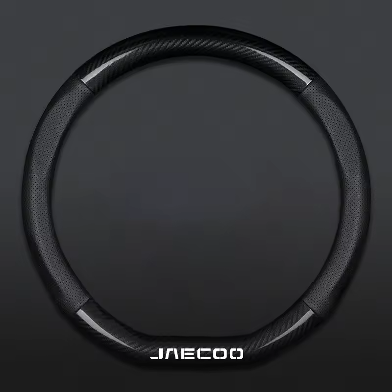 Omoda Steering Wheel Cover | Carbon Fibre Leather Grip Protector