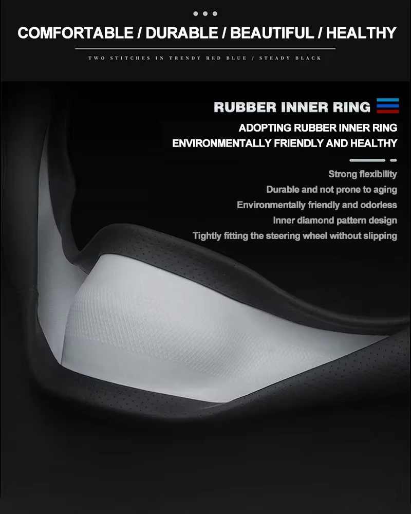 Omoda D-Shape Steering Wheel Cover | Leather Grip Protector