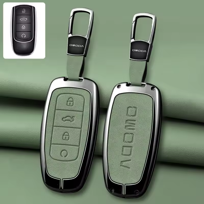 Omoda Smart Key Fob Cover with Keychain | Protective Key Case