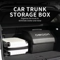 Omoda Boot Storage Box | Leather Collapsible Car Trunk Organiser