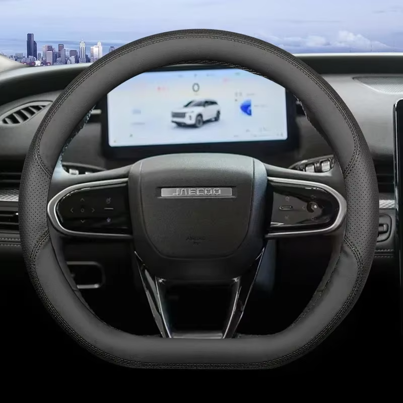 Omoda D-Shape Steering Wheel Cover | Leather Grip Protector