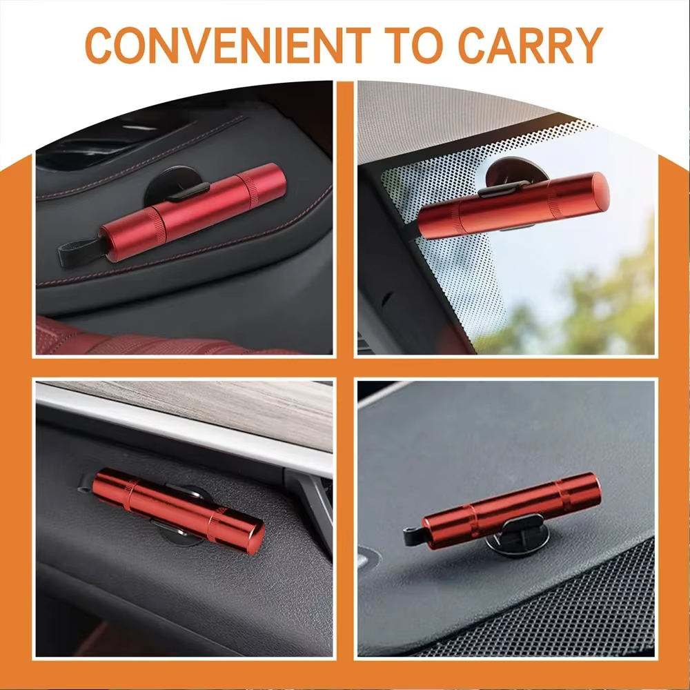 Omoda 2-in-1 Car Safety Tool | Emergency Glass Breaker & Seat Belt Cutter