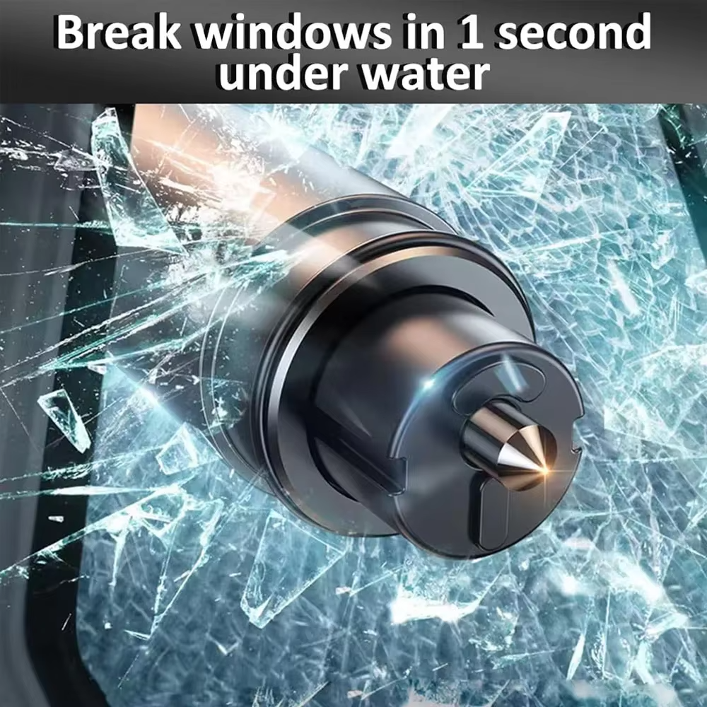 Omoda 2-in-1 Car Safety Tool | Emergency Glass Breaker & Seat Belt Cutter