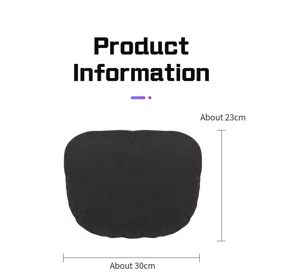 Omoda Suede Headrest Pillow | Breathable Car Neck Support Cushion