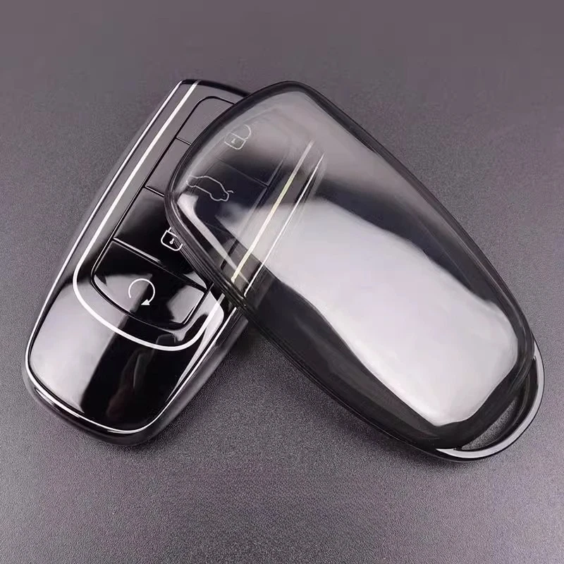 Omoda Clear Key Cover with Keychain | Protective Smart Key Case